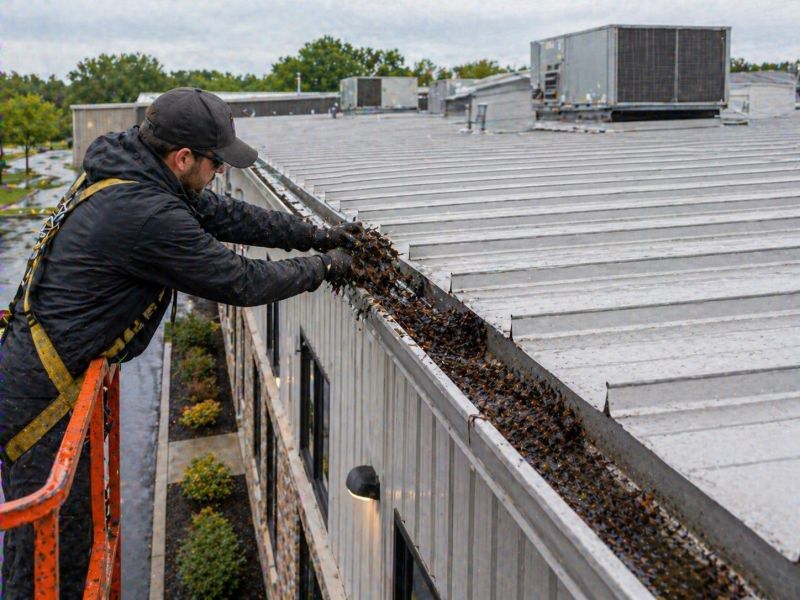 Business Gutter Cleaning in Roseville, CA