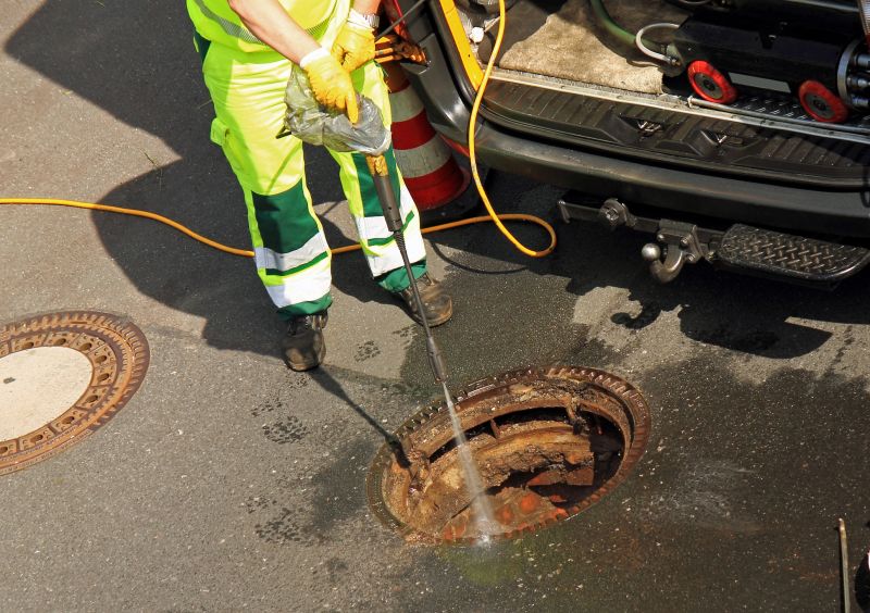Underground Spout Cleaning