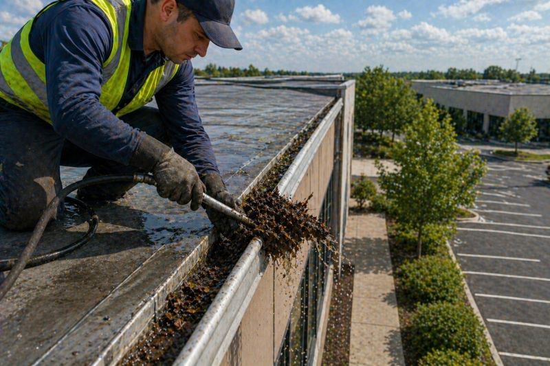 Commercial Gutter Maintenance in Mcdonough, GA