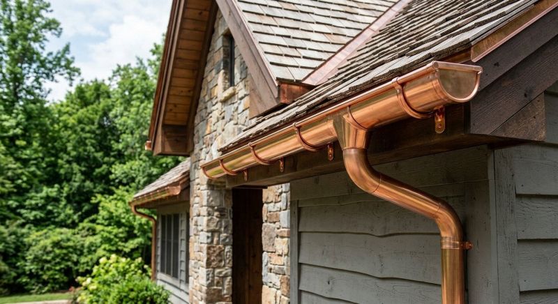 Copper Gutter Replacement in Clarksville, TN