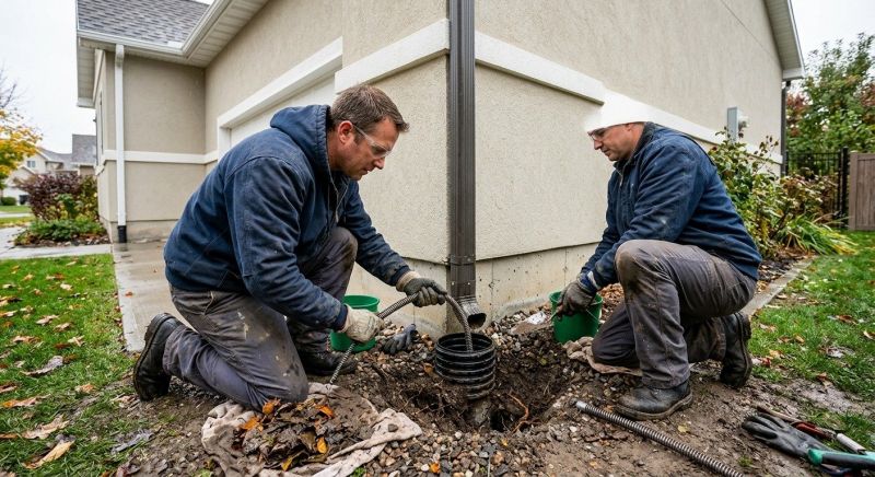 Downspout Cleaning in Rochester, NY