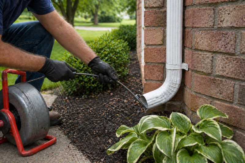 Downspout Snaking in Arvada, CO