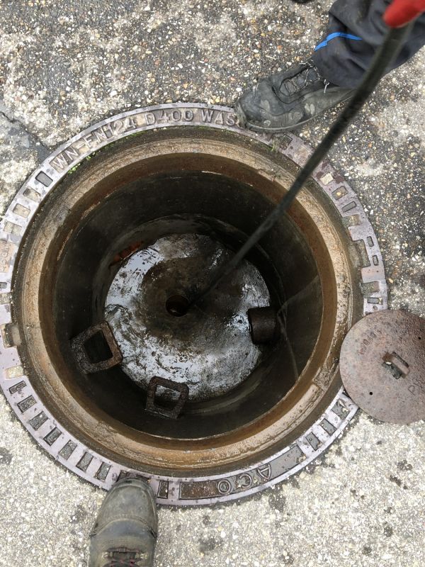 Underground Spout Cleaning